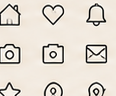 Icon set preview illustration